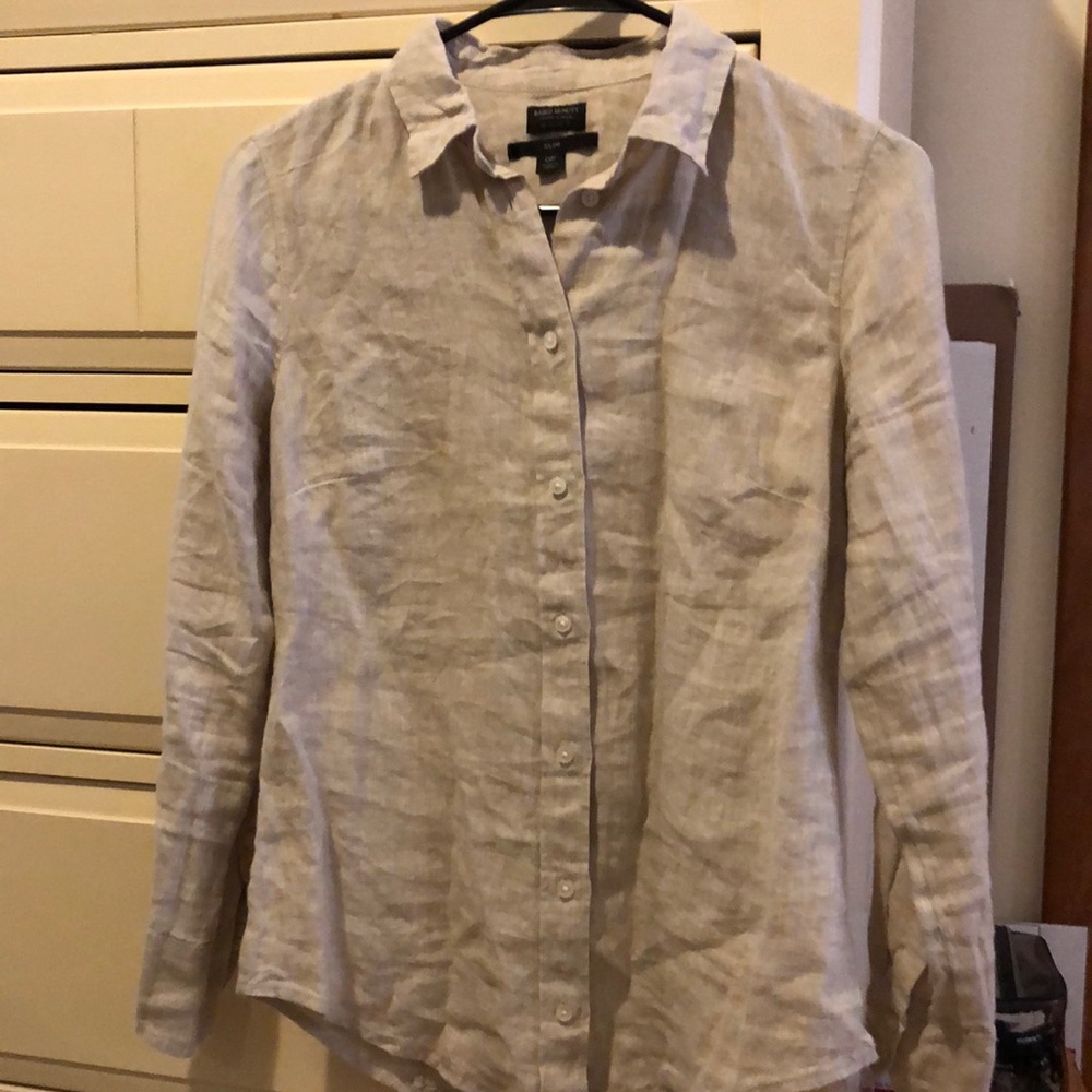 Perfect Fall linen blouse